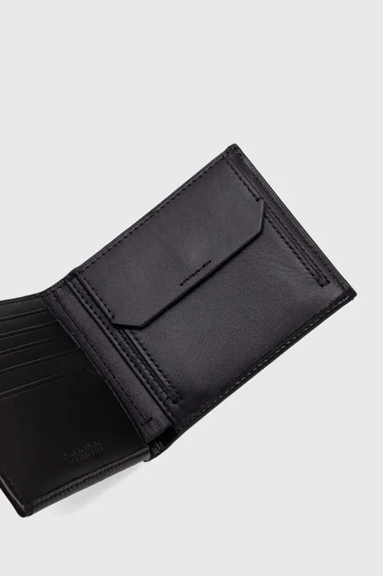 Usnjena denarnica Calvin Klein Naravno usnje