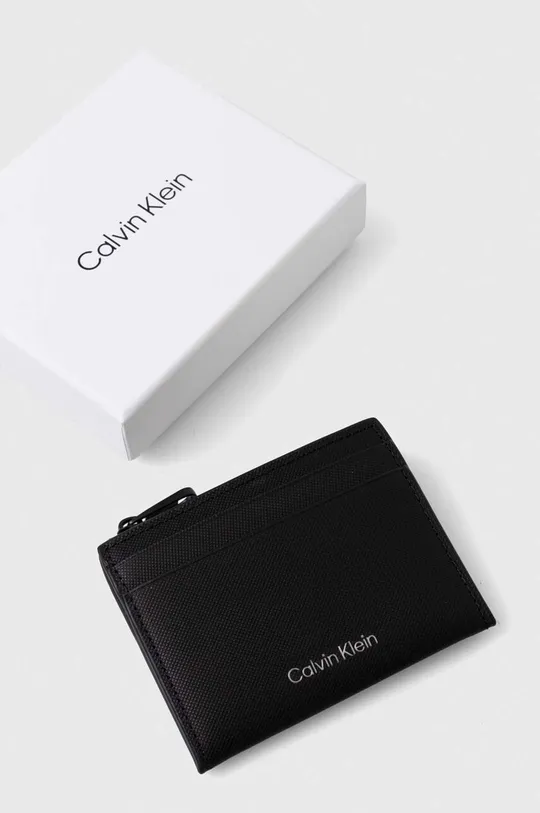 nero Calvin Klein portafoglio in pelle