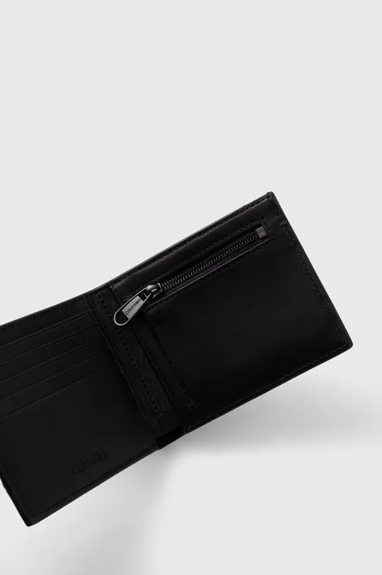 Usnjena denarnica Calvin Klein Naravno usnje