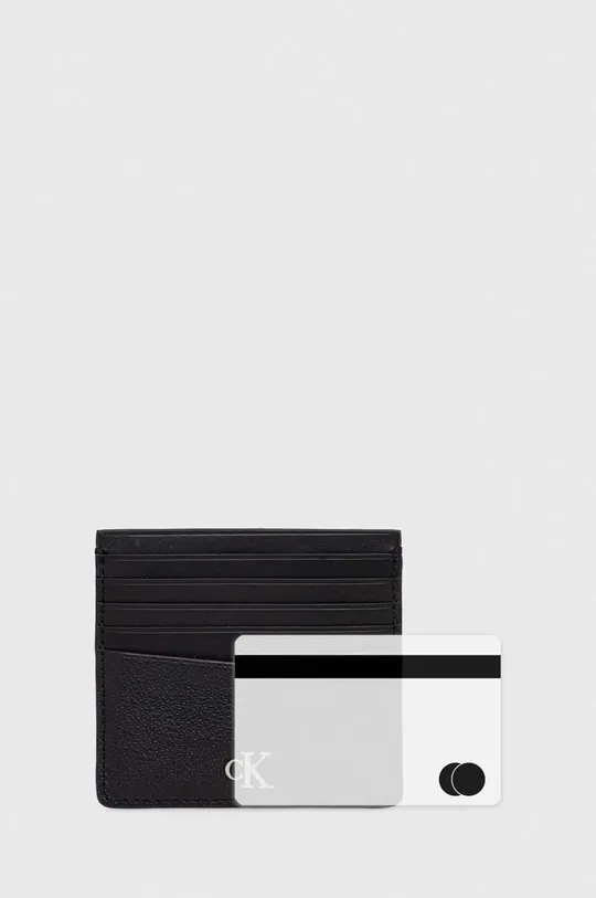 Kožené puzdro na karty Calvin Klein Jeans Pánsky
