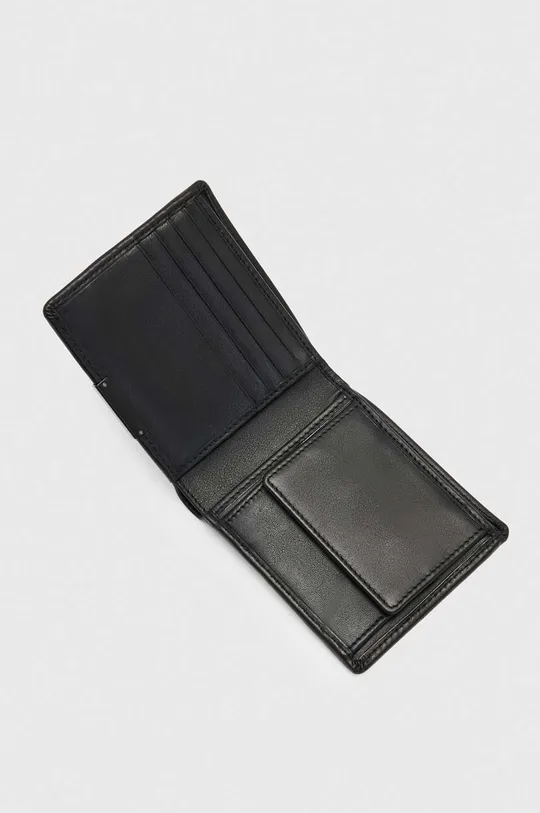 czarny AllSaints portfel skórzany Blyth