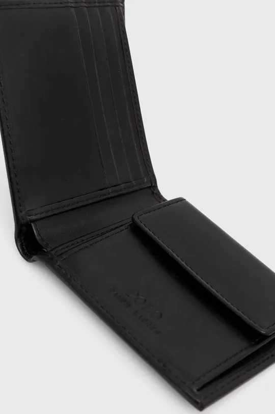 Kožená peňaženka Polo Ralph Lauren 100 % Prírodná koža