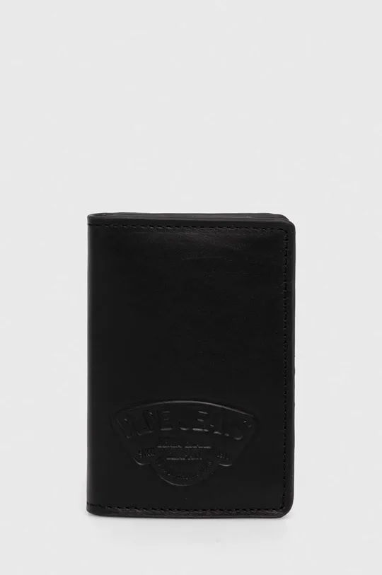 črna Usnjena denarnica Pepe Jeans Moški