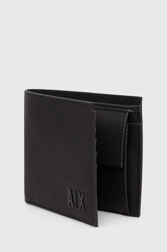 Peňaženka a puzdro na karty Armani Exchange čierna