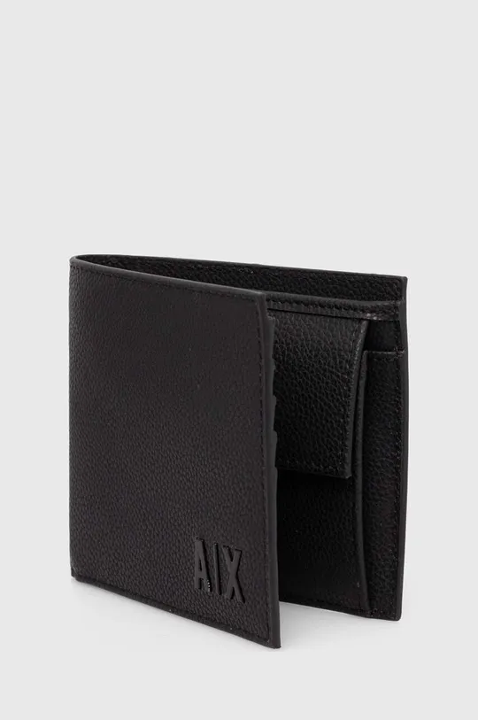 Armani Exchange portfel i etui na karty czarny