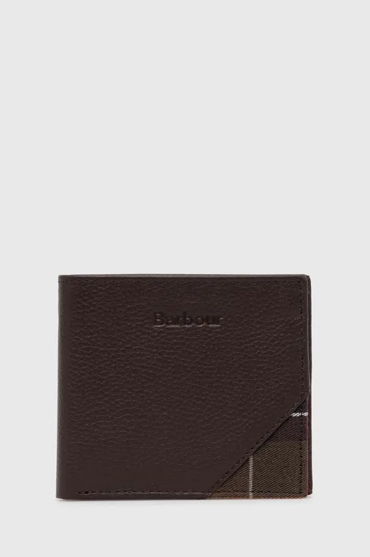 коричневий Шкіряний гаманець Barbour Чоловічий