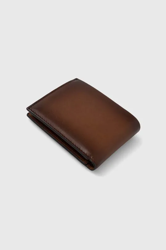 Кожаный кошелек BOSS коричневый