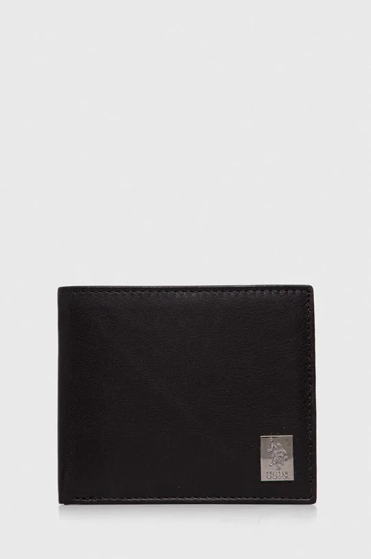 коричневий Шкіряний гаманець U.S. Polo Assn. Чоловічий