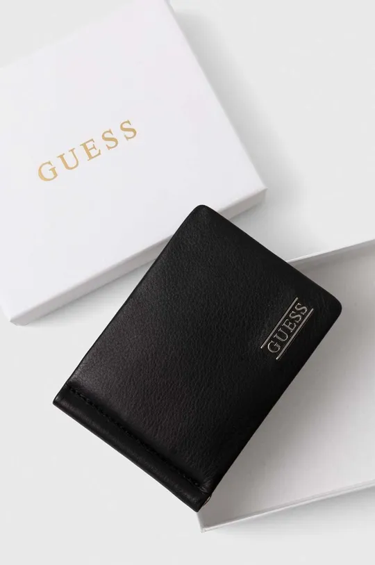 črna Usnjena denarnica Guess