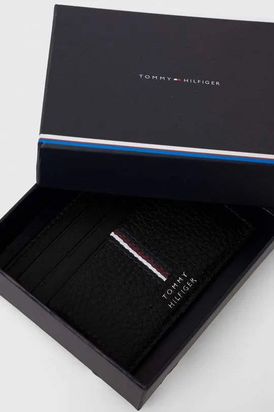 Tommy Hilfiger etui na karty skórzane 100 % Skóra bydlęca