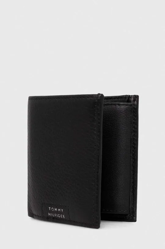 Usnjena denarnica Tommy Hilfiger črna