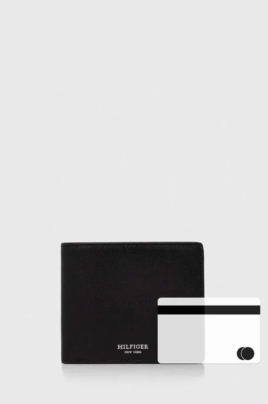 črna Usnjena denarnica Tommy Hilfiger