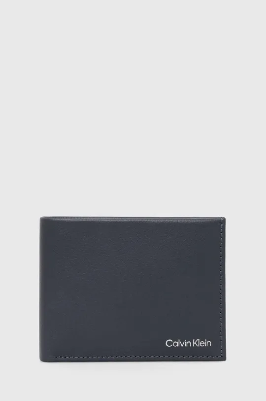 siva Usnjena denarnica Calvin Klein Moški
