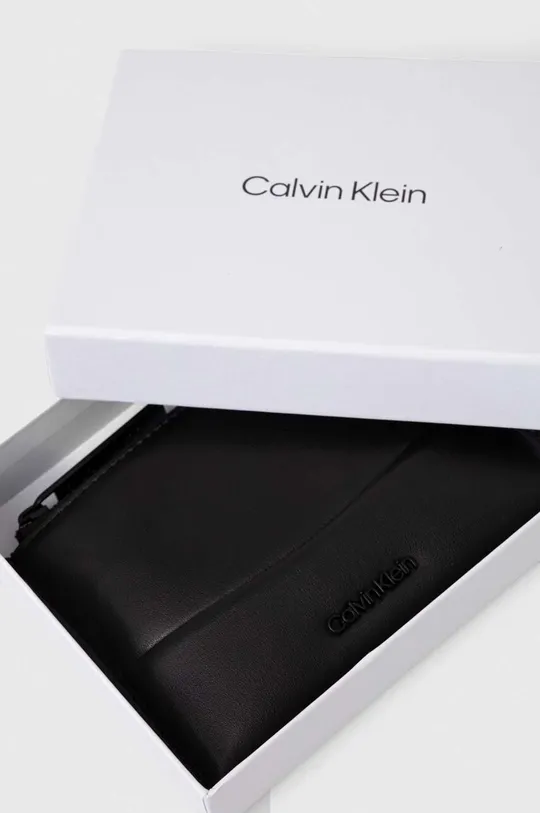 Calvin Klein pénztárca 57% természetes bőr, 30% poliuretán, 13% poliészter