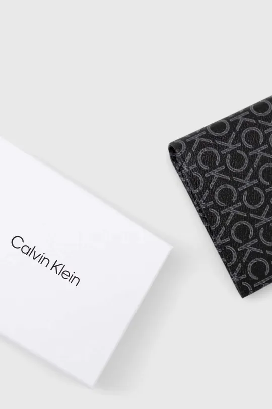 czarny Calvin Klein portfel