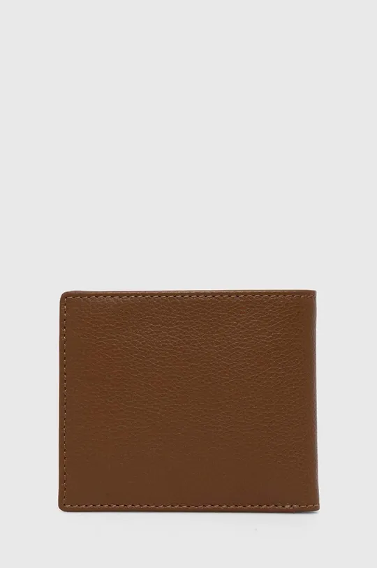 Шкіряний гаманець Diesel коричневий