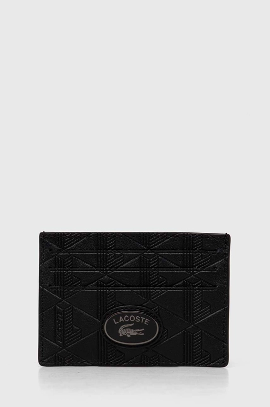 czarny Lacoste etui na karty Unisex