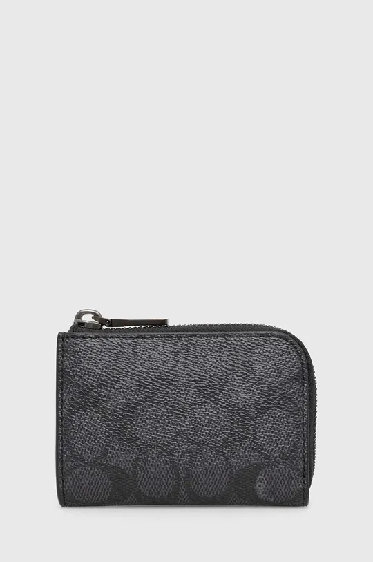 čierna Kožená peňaženka Coach Pánsky