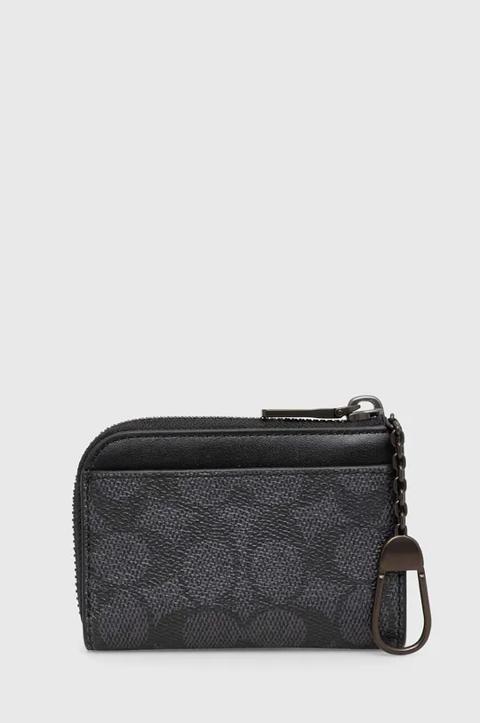 Kožená peňaženka Coach čierna