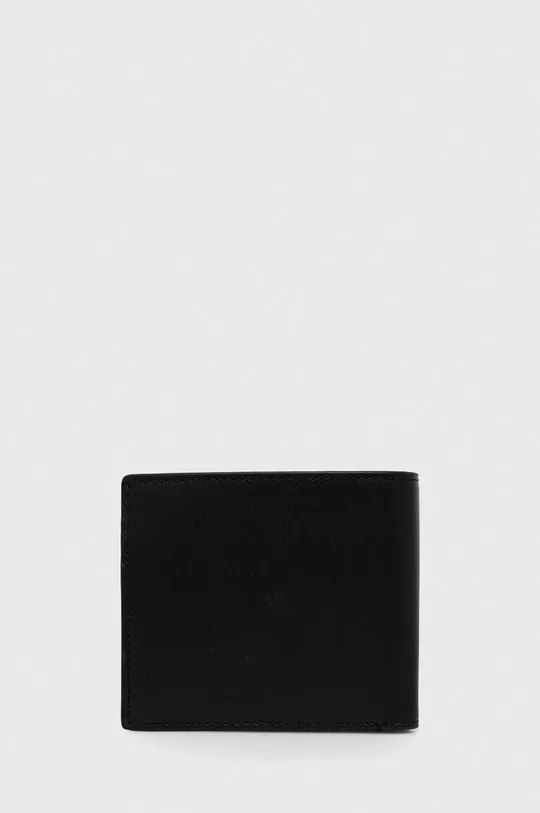 Шкіряний гаманець Calvin Klein Jeans чорний