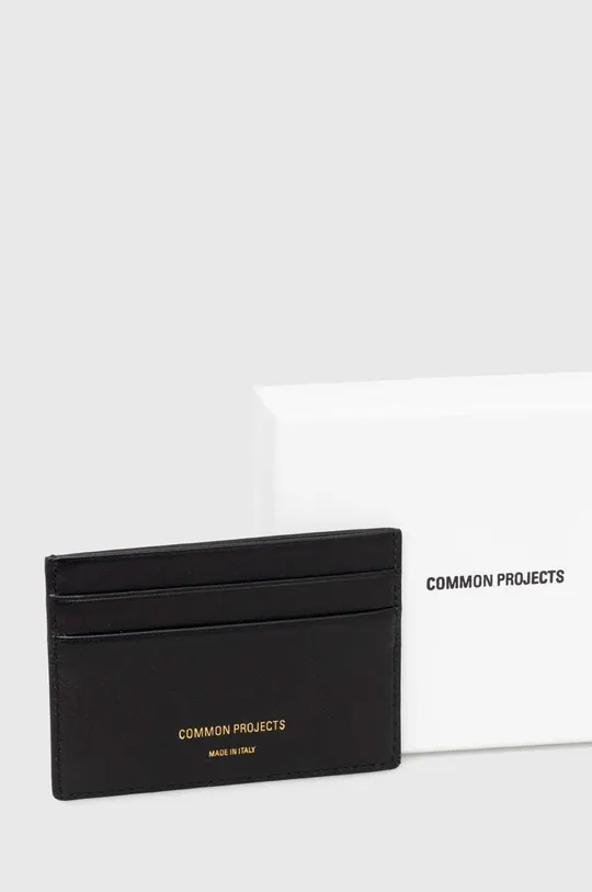 čierna Kožené puzdro na karty Common Projects Multi Card Holder
