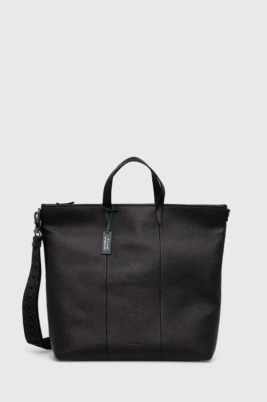 čierna Kožená taška Coccinelle Pánsky