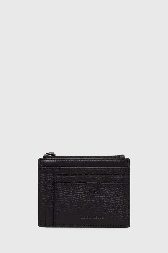 чорний Шкіряний гаманець Coccinelle Чоловічий