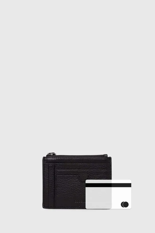 чорний Шкіряний гаманець Coccinelle