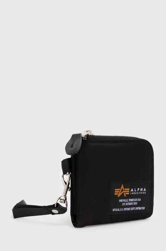 Πορτοφόλι Alpha Industries Label Wallet μαύρο