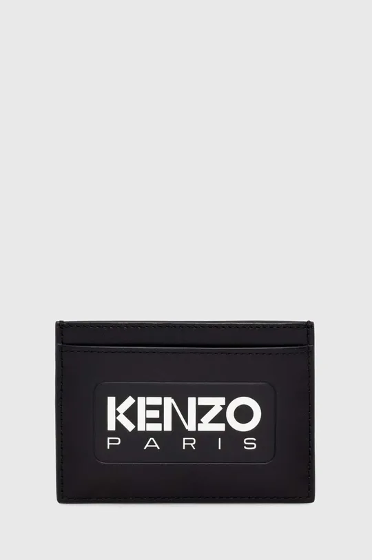 čierna Kožené puzdro na karty Kenzo Unisex