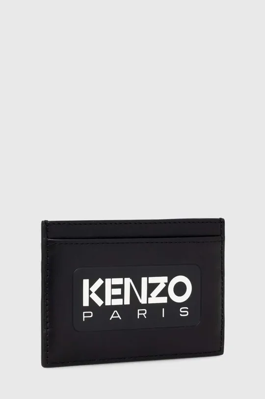 Kenzo leather card holder black