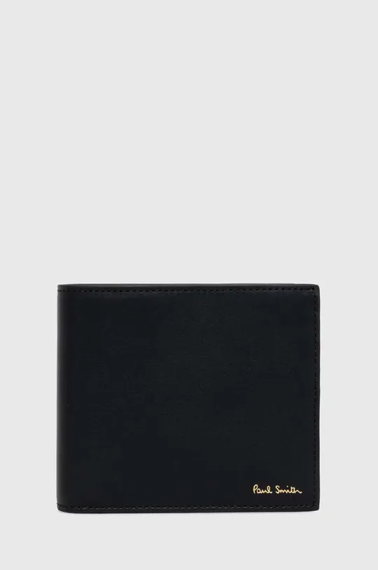 negru Paul Smith portofel de piele Unisex