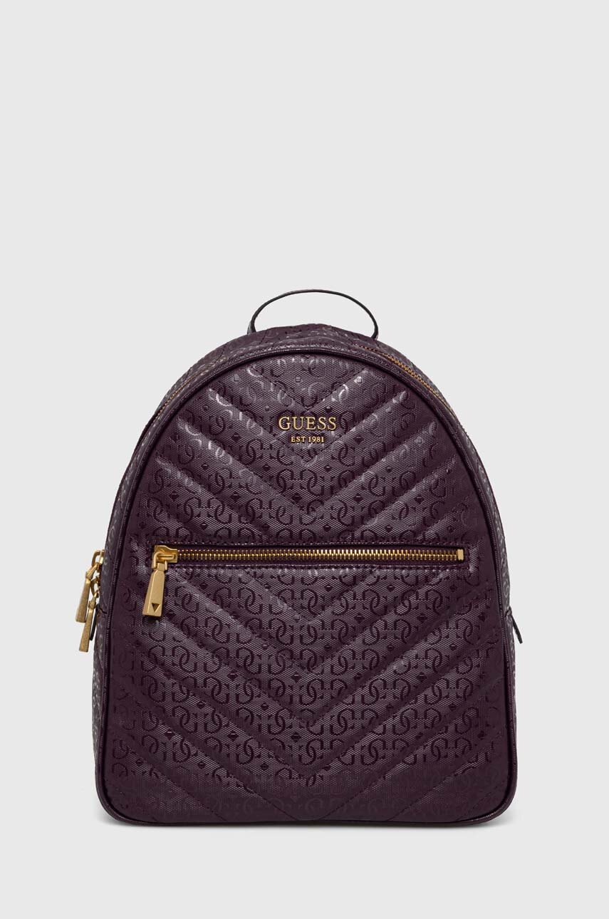 Рюкзак Guess жіночий колір фіолетовий малий однотонний | ANSWEAR.ua