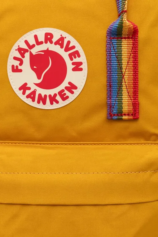orange Fjallraven backpack Kanken Rainbow