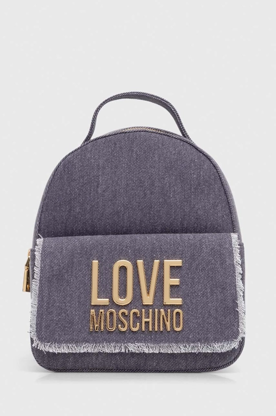 fialová Bavlnený batoh Love Moschino Dámsky