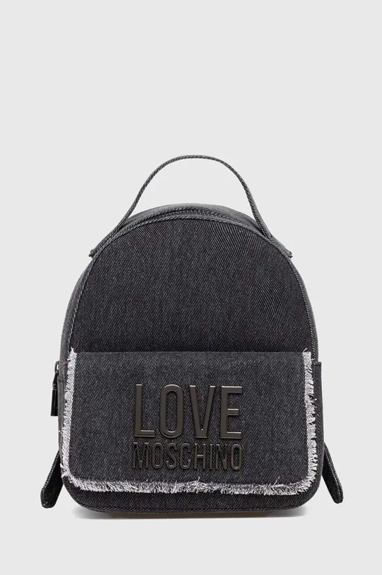 szary Love Moschino plecak bawełniany Damski