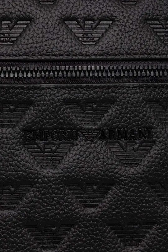 čierna Kožený ruksak Emporio Armani
