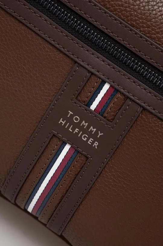 brązowy Tommy Hilfiger plecak skórzany
