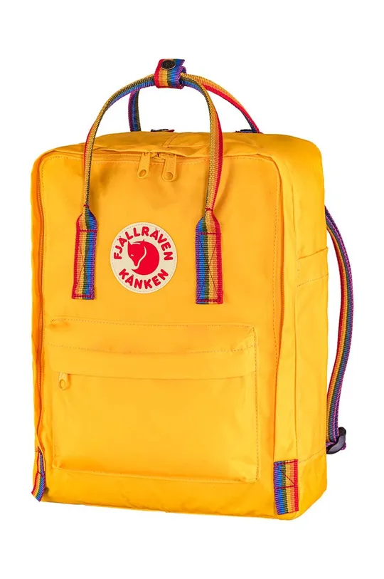 Fjallraven backpack Kanken Rainbow yellow