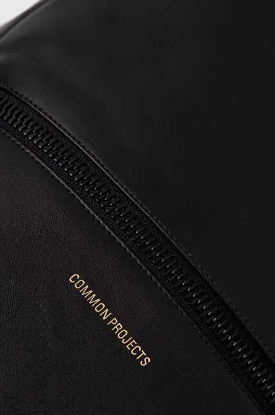 black Common Projects leather backpack Simple Backpack