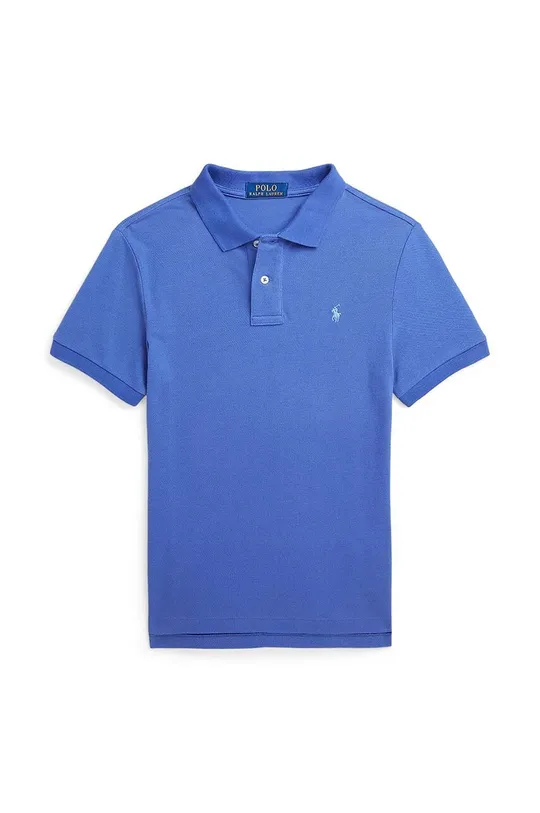 σκούρο μπλε Παιδικά βαμβακερά μπλουζάκια πόλο Polo Ralph Lauren Για αγόρια