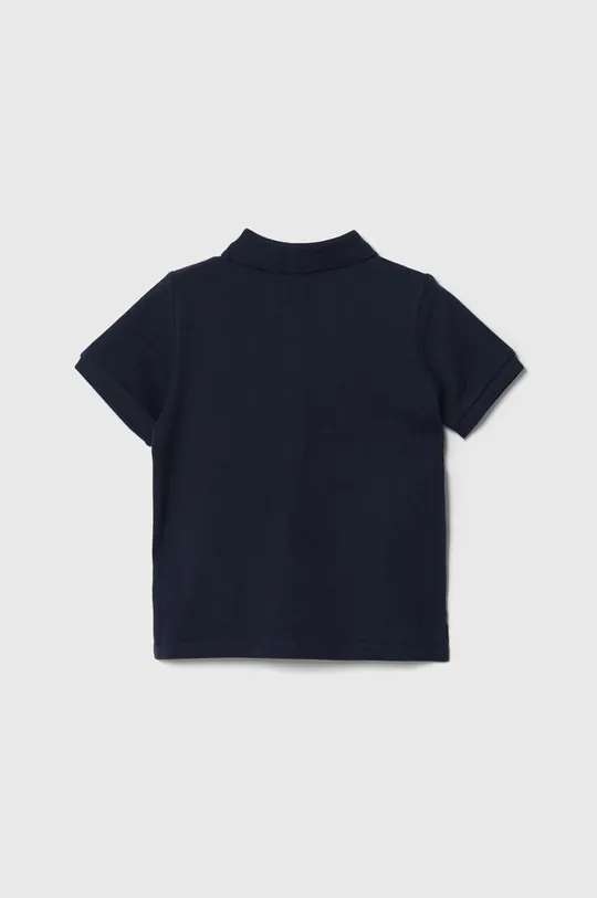 Βρεφικά βαμβακερά μπλουζάκια πόλο BOSS σκούρο μπλε