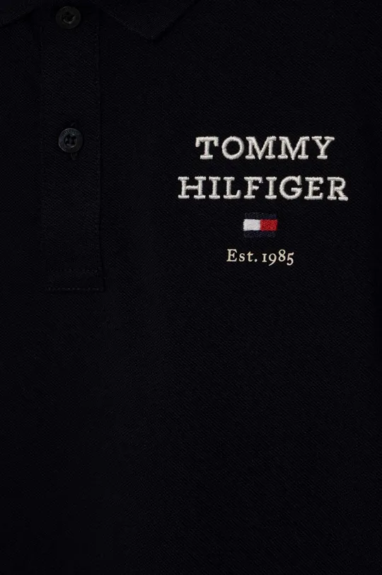 Otroški bombažen polo Tommy Hilfiger 100 % Bombaž