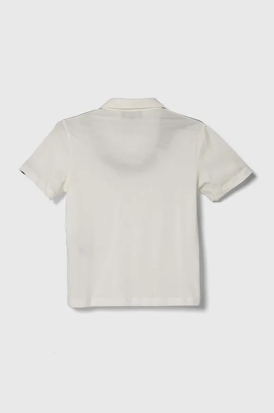 Pamučna polo majica Emporio Armani bijela