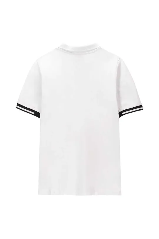 Παιδικό πουκάμισο πόλο Coccodrillo λευκό