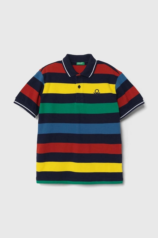 multicolor United Colors of Benetton polo bawełniane dziecięce Chłopięcy