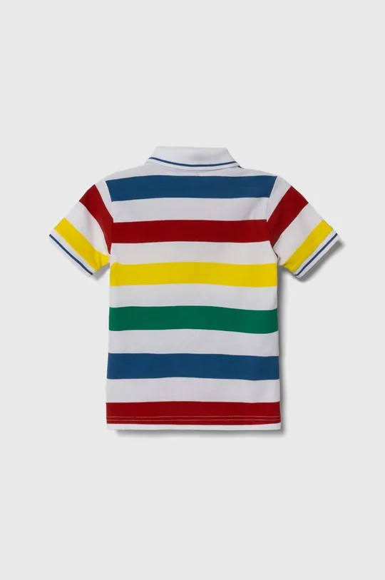 Παιδικά βαμβακερά μπλουζάκια πόλο United Colors of Benetton πολύχρωμο