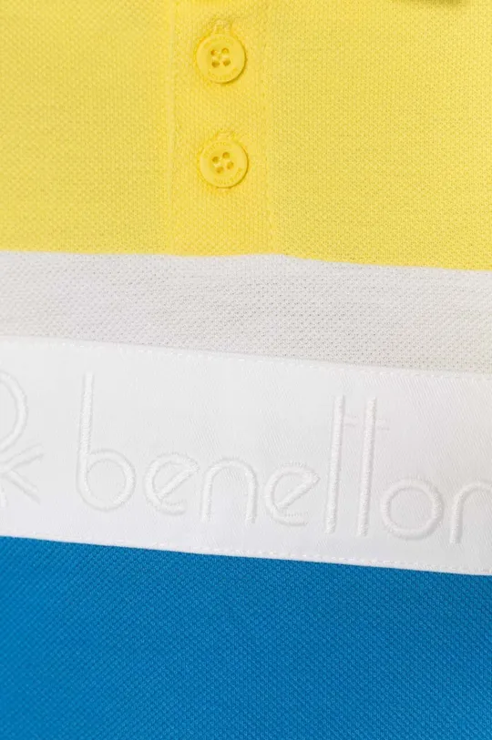 Detská bavlenná polokošeľa United Colors of Benetton 100 % Bavlna