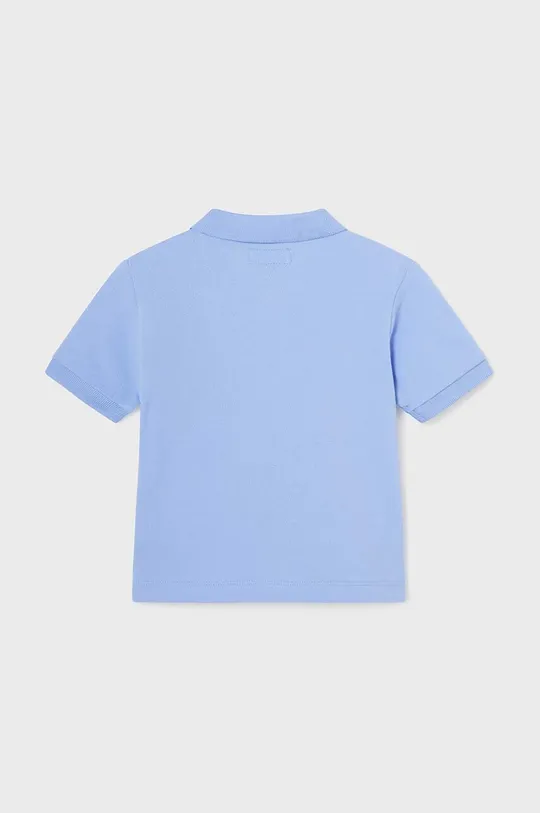 Otroške bombažne polo majice Mayoral modra