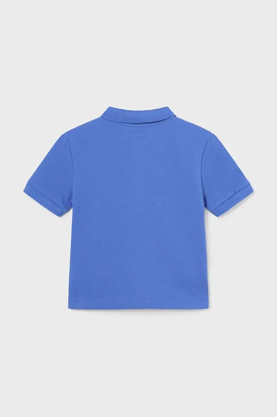 Βρεφικά βαμβακερά μπλουζάκια πόλο Mayoral μπλε